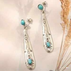 Bohemian drop earrings A455